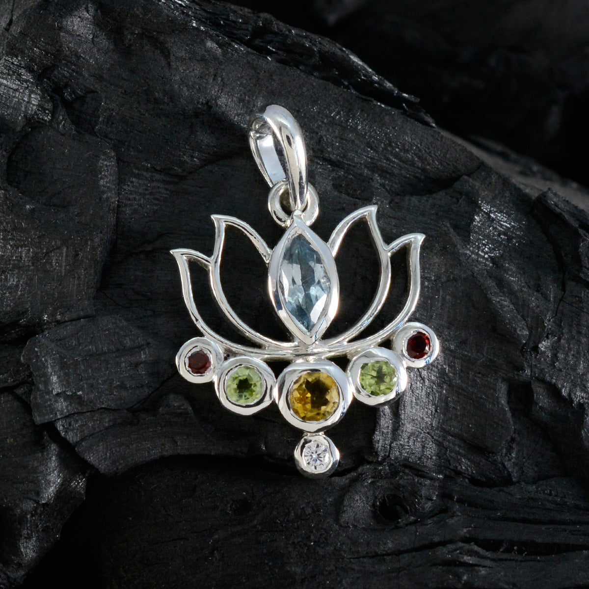 Agnes Colorful Gemstone Pendant for Stylish Vibes