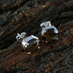 Lucia Brown Stud Earrings for Everyday Glamour