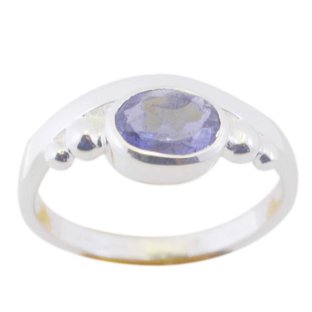 Riya Luxurious Blue Solitaire Ring for Everyday Elegance