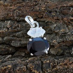 Zoey luxurious multicolor pendant featuring a black and white gemstone design