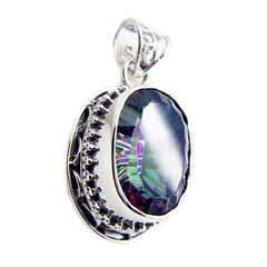 Mariana Gemstone Jewelry Elegant Oval Pendant