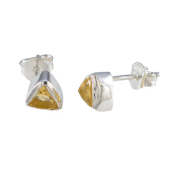 Micaela Stud Earrings Online - Chic Triangle Gemstone Design