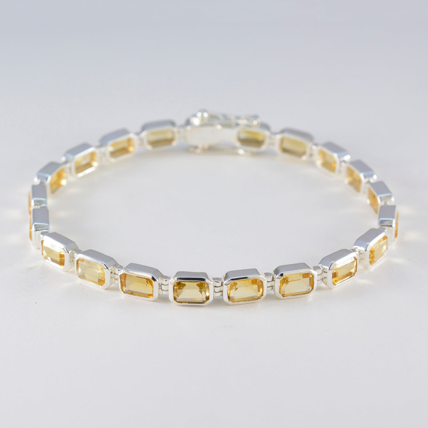 Mathilde Minimal Yellow Tennis Bracelet for Everyday Elegance
