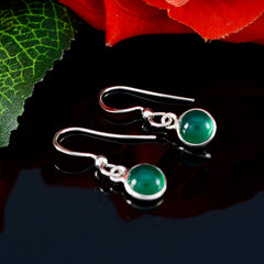Bianca Minimalist Green Dangle Earrings for Everyday Wear