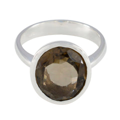 Katharina Modern Brown Solitaire Ring