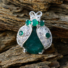 Pauline Modern Featherlight Pendant with Gemstone Accents