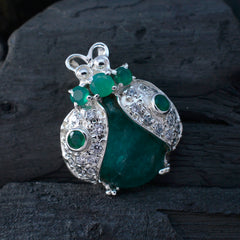 Pauline Modern Featherlight Pendant with Gemstone Accents