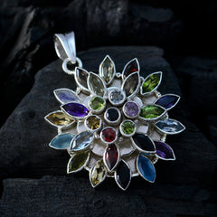 Luna multicolor Heritage Chunky Pendant