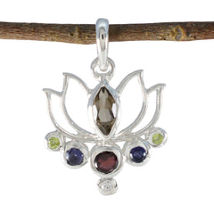 Natalia Multicolor Dainty Pendant for Everyday Wear Multi Stone multicolor Multicolor