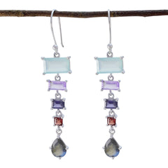 Camila Multicolor Dangle Earrings for Chic Style Multi multicolor Dangle