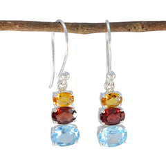 Aiko Multicolor Dangle Earrings for Everyday Glam Multi multicolor Dangle