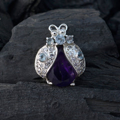 Penelope Multicolor Featherlight Pendant with Gemstones