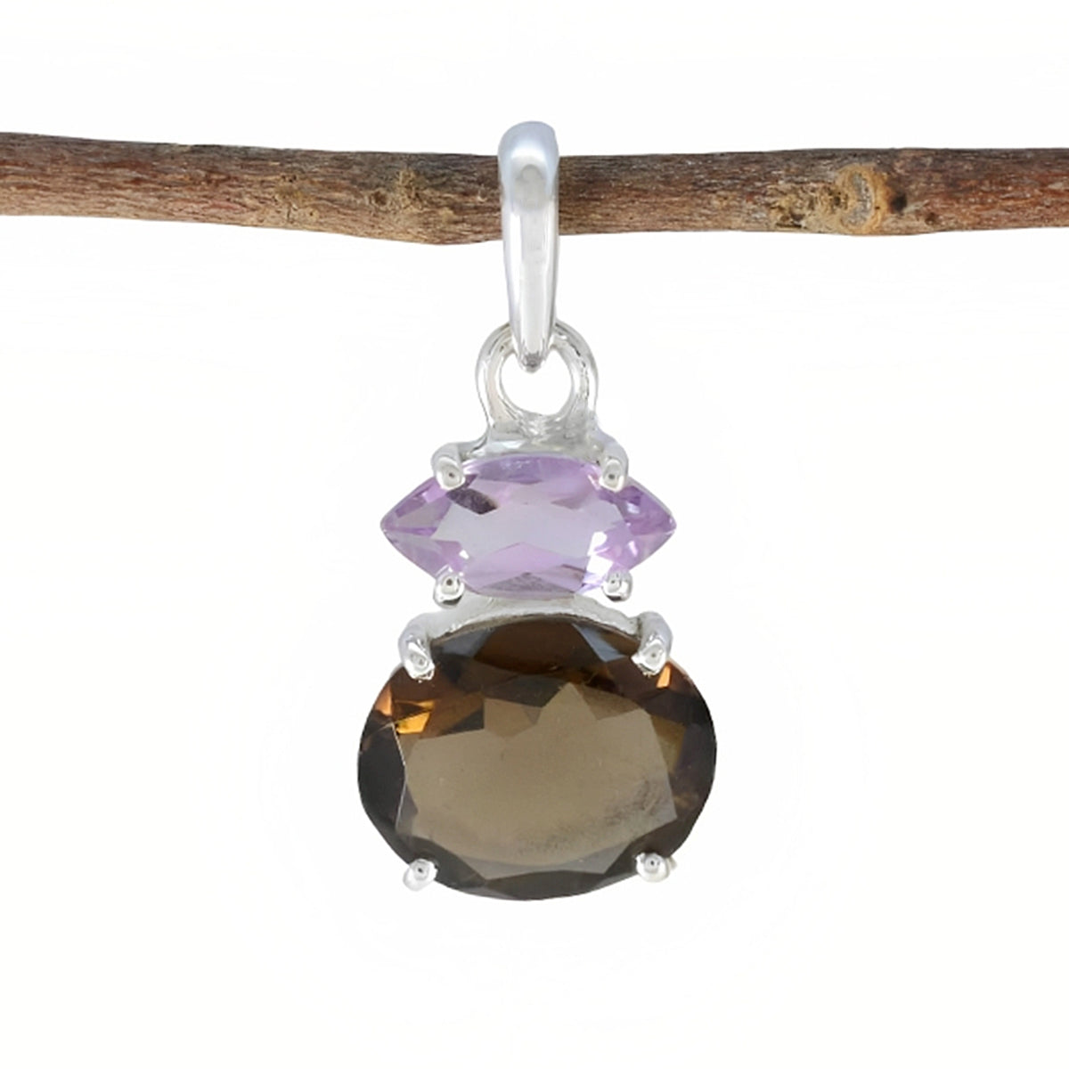 Layla Multicolor Heart Pendant Necklace with Gemstones Multi Stone multicolor Multicolor