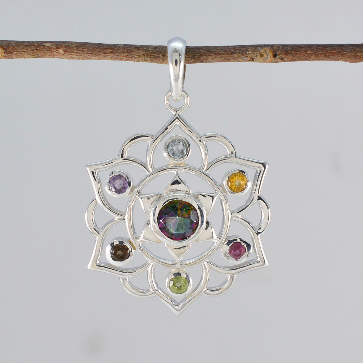 Zoe Multicolor Rope-Wire Pendant for Vibrant Style
