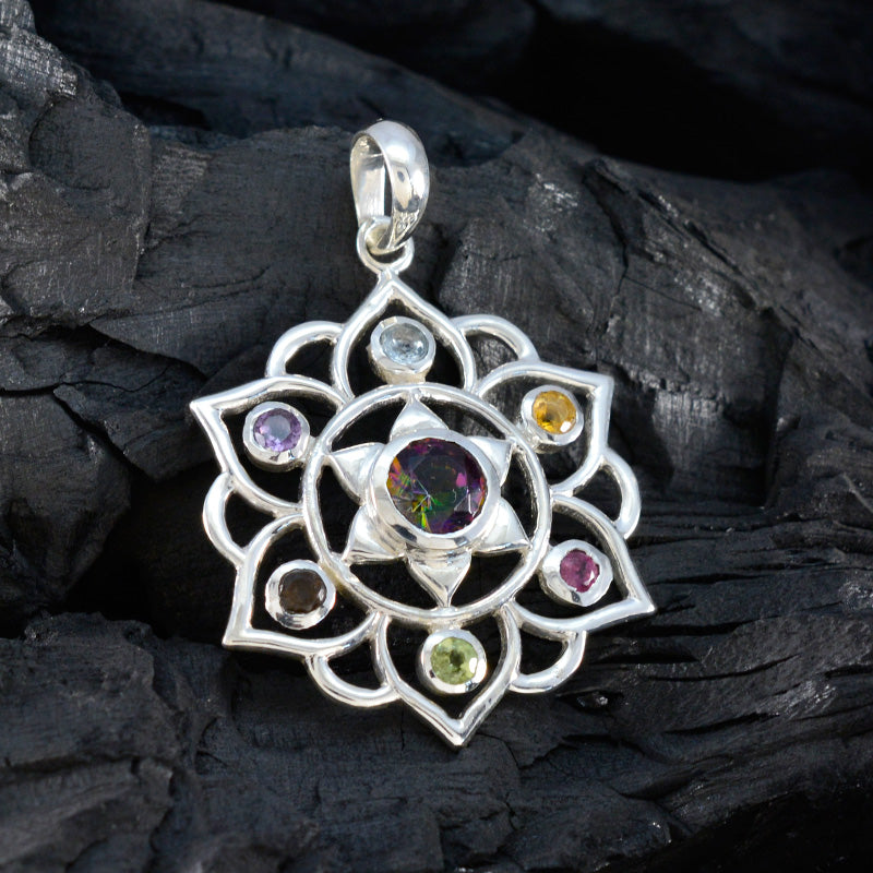 Zoe Multicolor Rope-Wire Pendant for Vibrant Style