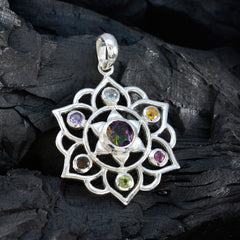 Zoe Multicolor Rope-Wire Pendant for Vibrant Style