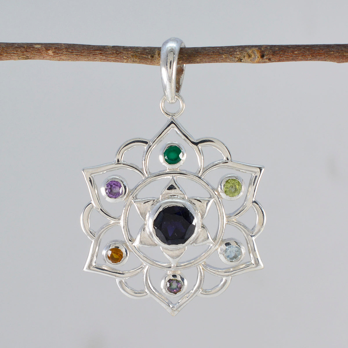 Lucia Multicolor Rope Wire Pendant for Everyday Wear