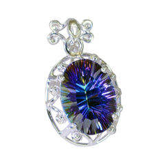 Noelia Multicolor Statement Pendant for Everyday Glam Mystic Quartz multicolor Multicolor