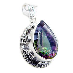 Hanna Multicolor Statement Pendant with Gemstone Shine