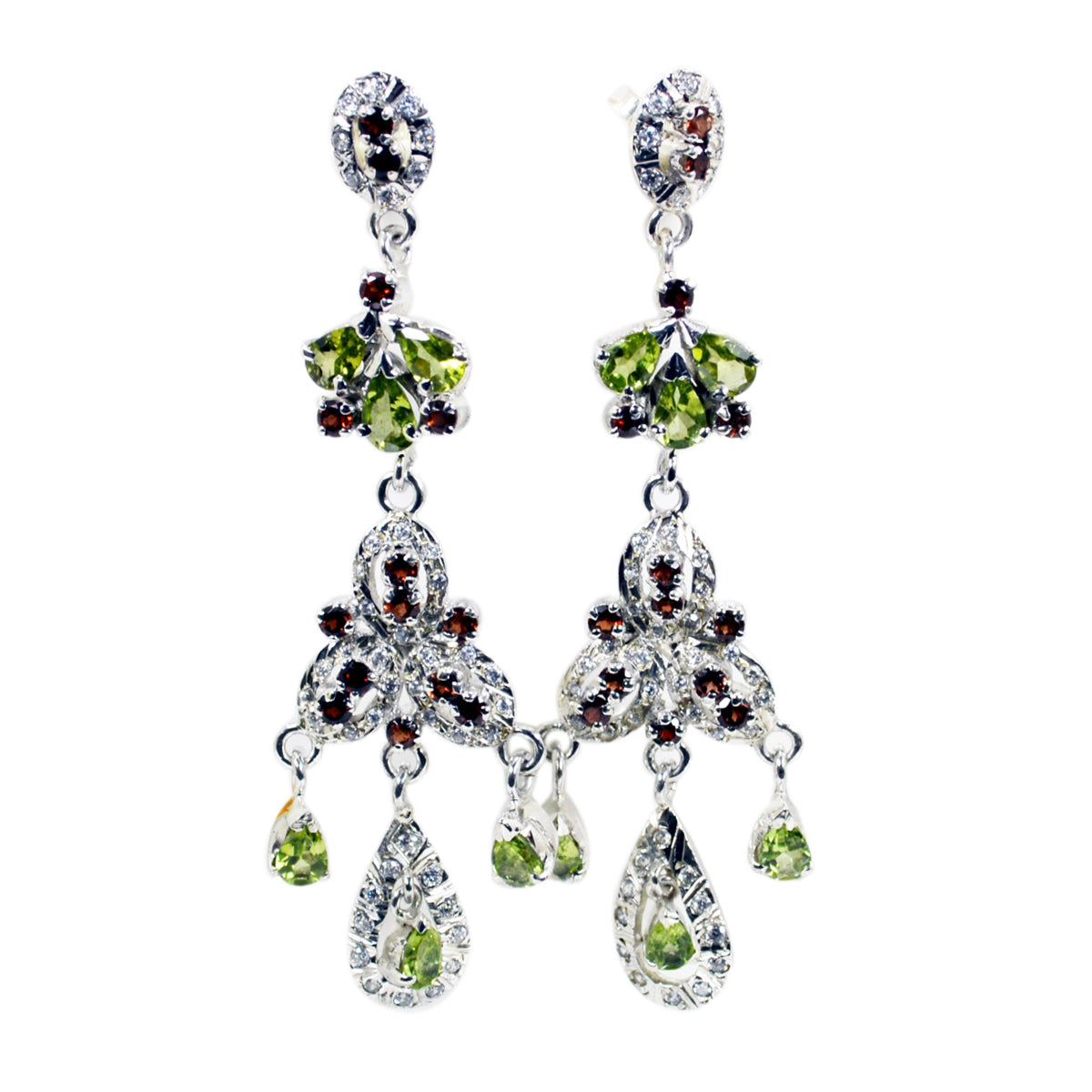 Ananya Multicolor Statement Stud Earrings for Every Occasion