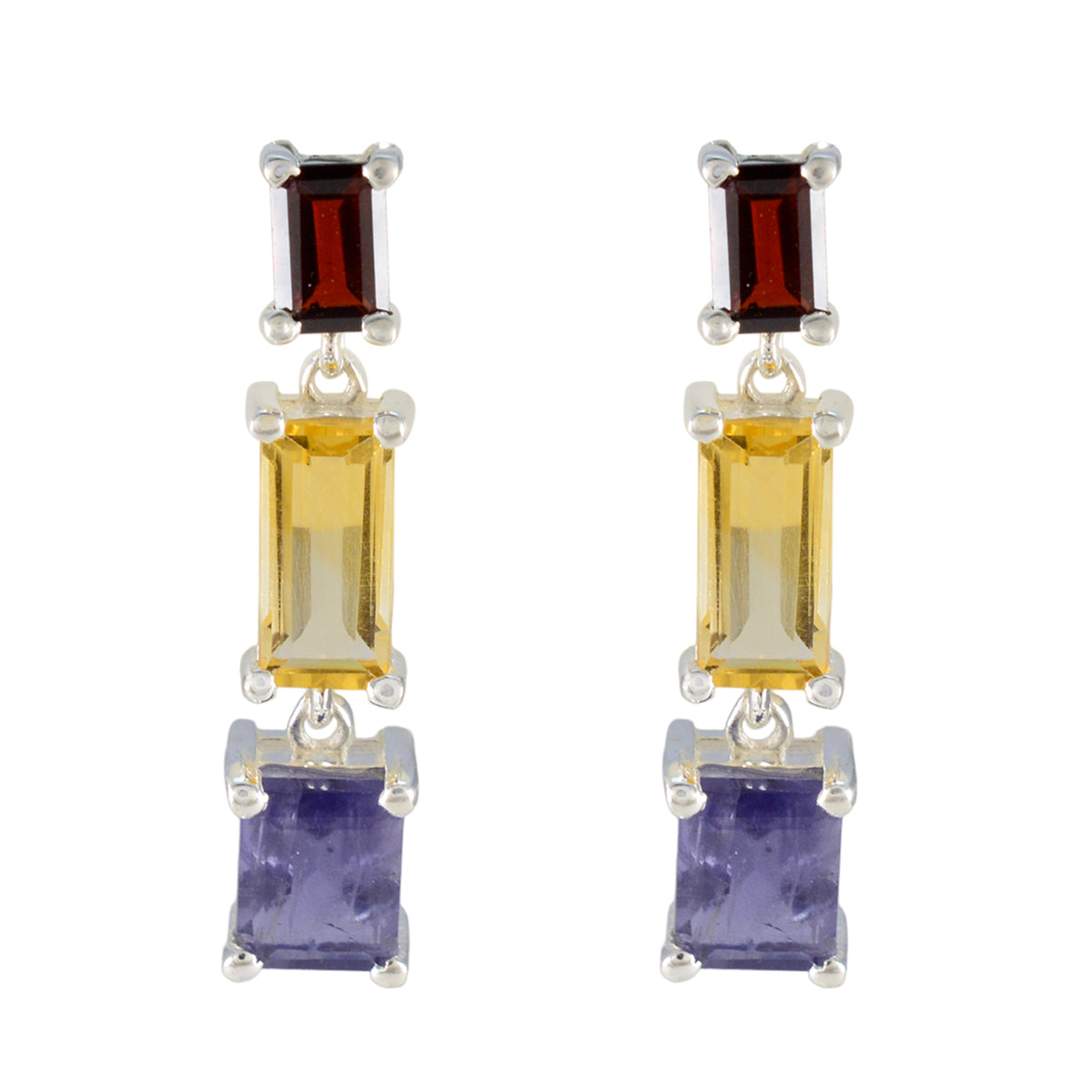 Penelope Multicolor Stud Earrings for Everyday Glam Multi multicolor Stud