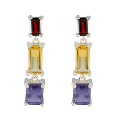 Penelope Multicolor Stud Earrings for Everyday Glam Multi multicolor Stud