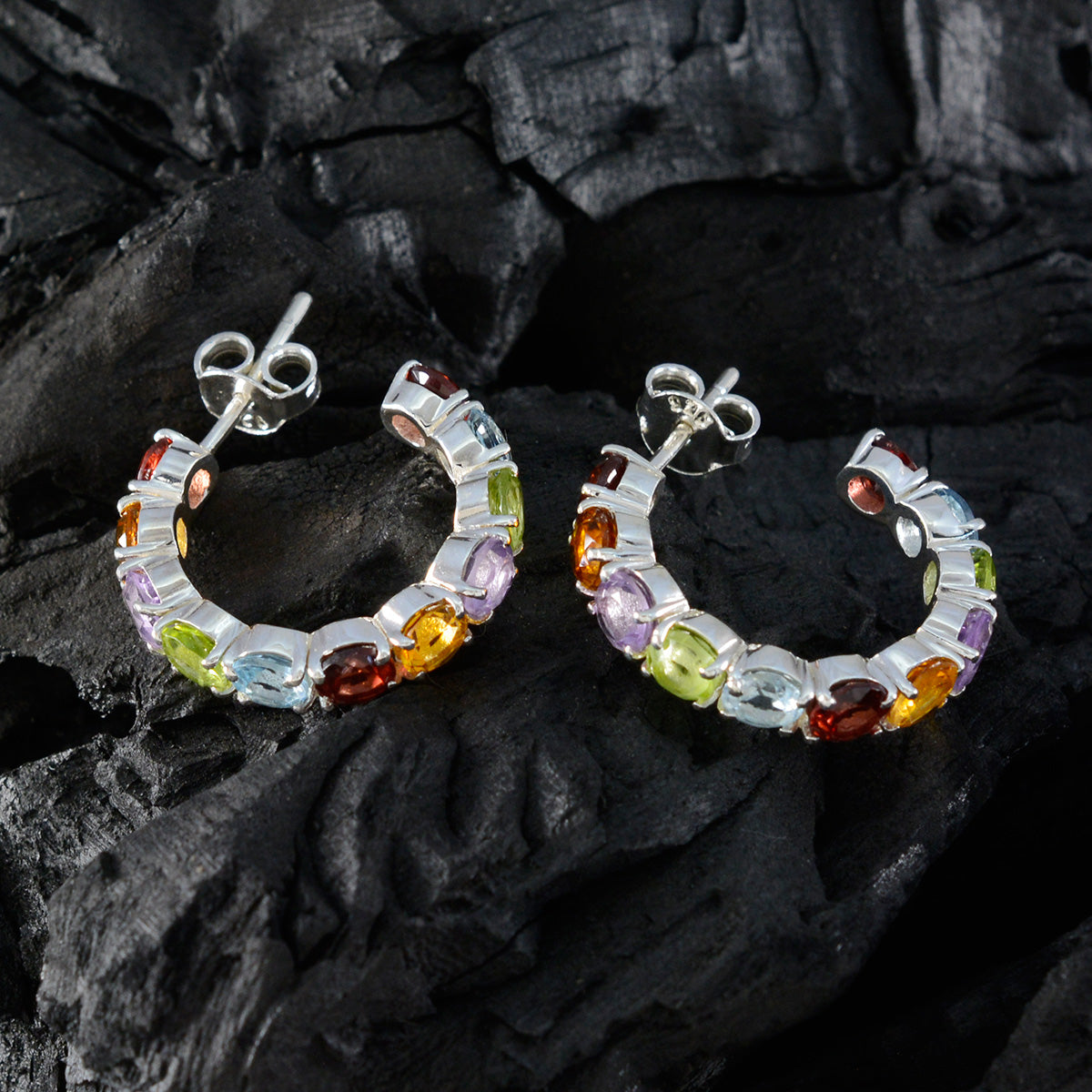 Lorena Multicolor Stud Earrings for Every Occasion
