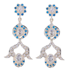 Meera Multicolor Stud Earrings for Everyday Glam Multi CZ multicolor Stud