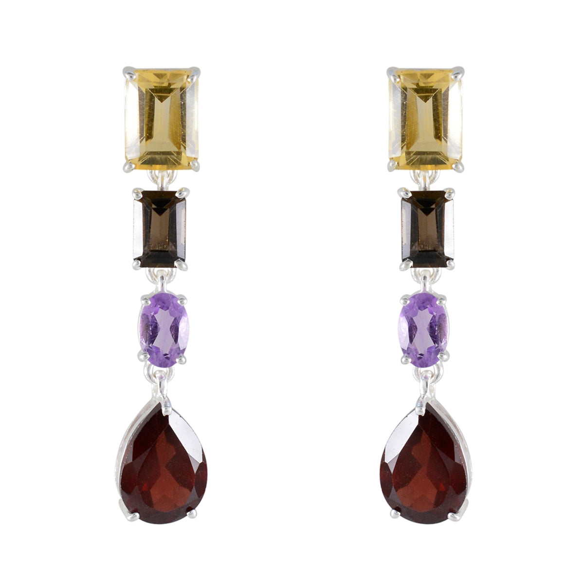 Mariana Multicolor Stud Earrings for Stylish Looks Multi multicolor Stud