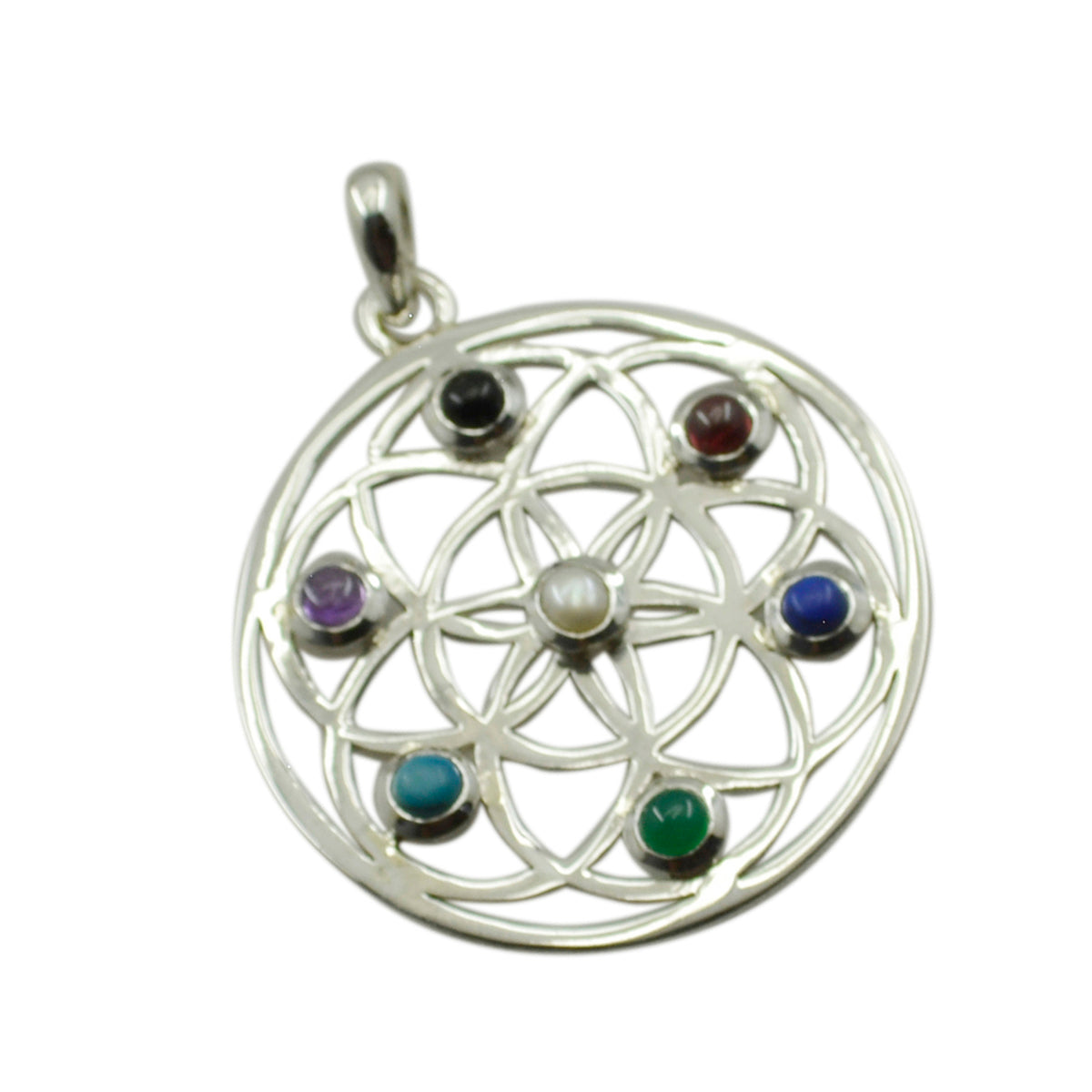 Sofia Multicolor Vintage Pendant for Stylish Looks