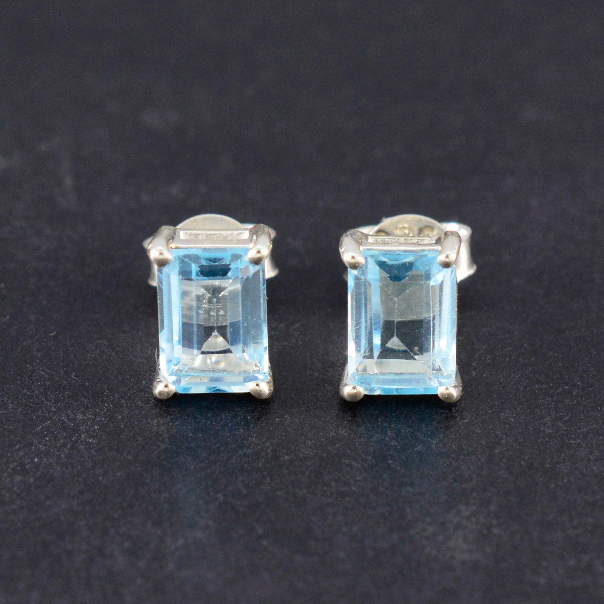 Noelia Stud Earrings India - Elegant Gemstone Style