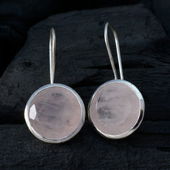 Penelope Pink Solitaire Earrings for Everyday Glam