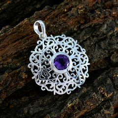 Natalia Purple antique Dainty Pendant