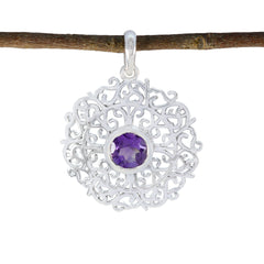 Natalia Purple antique Dainty Pendant Amethyst Purple Purple