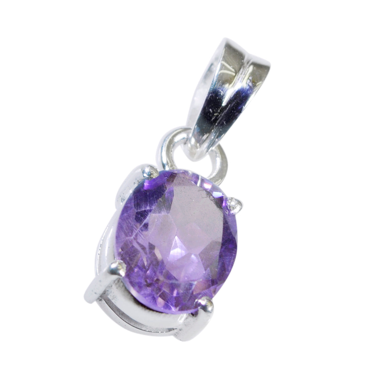 Milagros Purple Gemstone Pendant for Everyday Glam