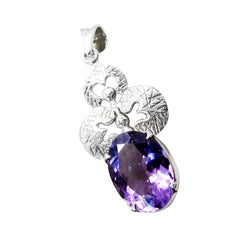 Isadora Purple Gemstone Pendant for Stylish Elegance