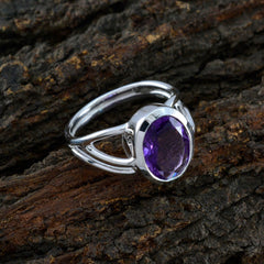 Kennedy Purple Solitaire Gemstone Ring for Every Occasion