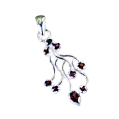 Rebeca Red Pendant - Elegant Gemstone Jewelry