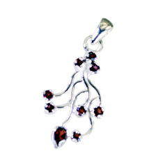 Rebeca Red Pendant - Elegant Gemstone Jewelry