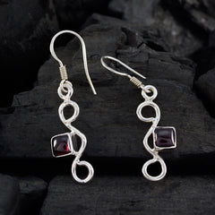 Alina Red Dangle Earrings for Stylish Vibes