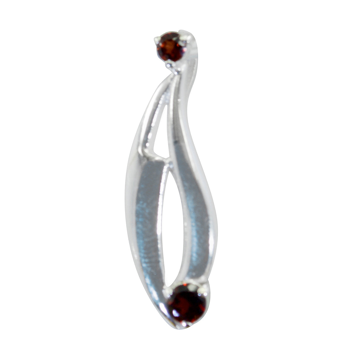 Sarah Red Featherlight Pendant for Everyday Glam Garnet Red Red
