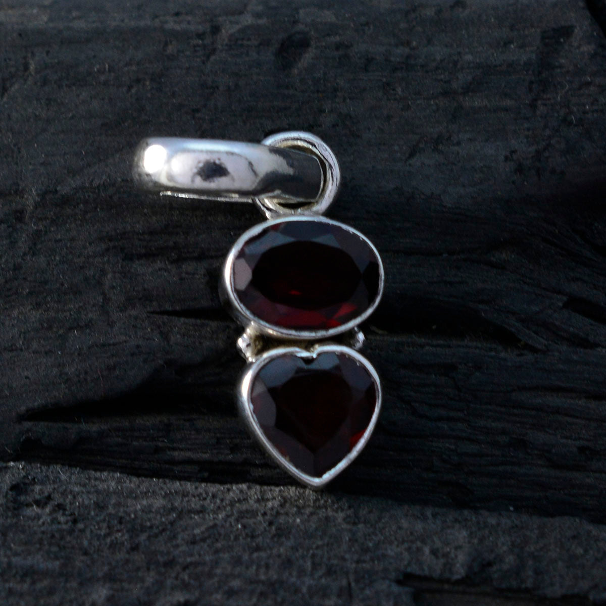Kennedy Red Gemstone Pendant with Elegant Design