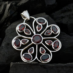 Mila Red Heart Statement Pendant for Unique Style