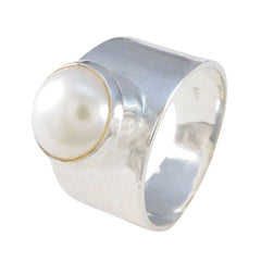 Laura Abstract White Solitaire Ring