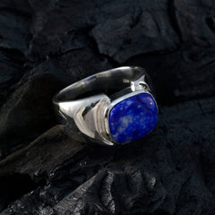Florencia Contemporary Blue Solitaire Ring