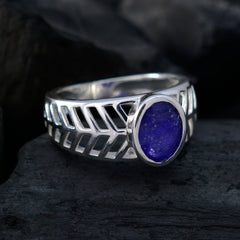 Sophia Rope-Wire Blue Solitaire Ring