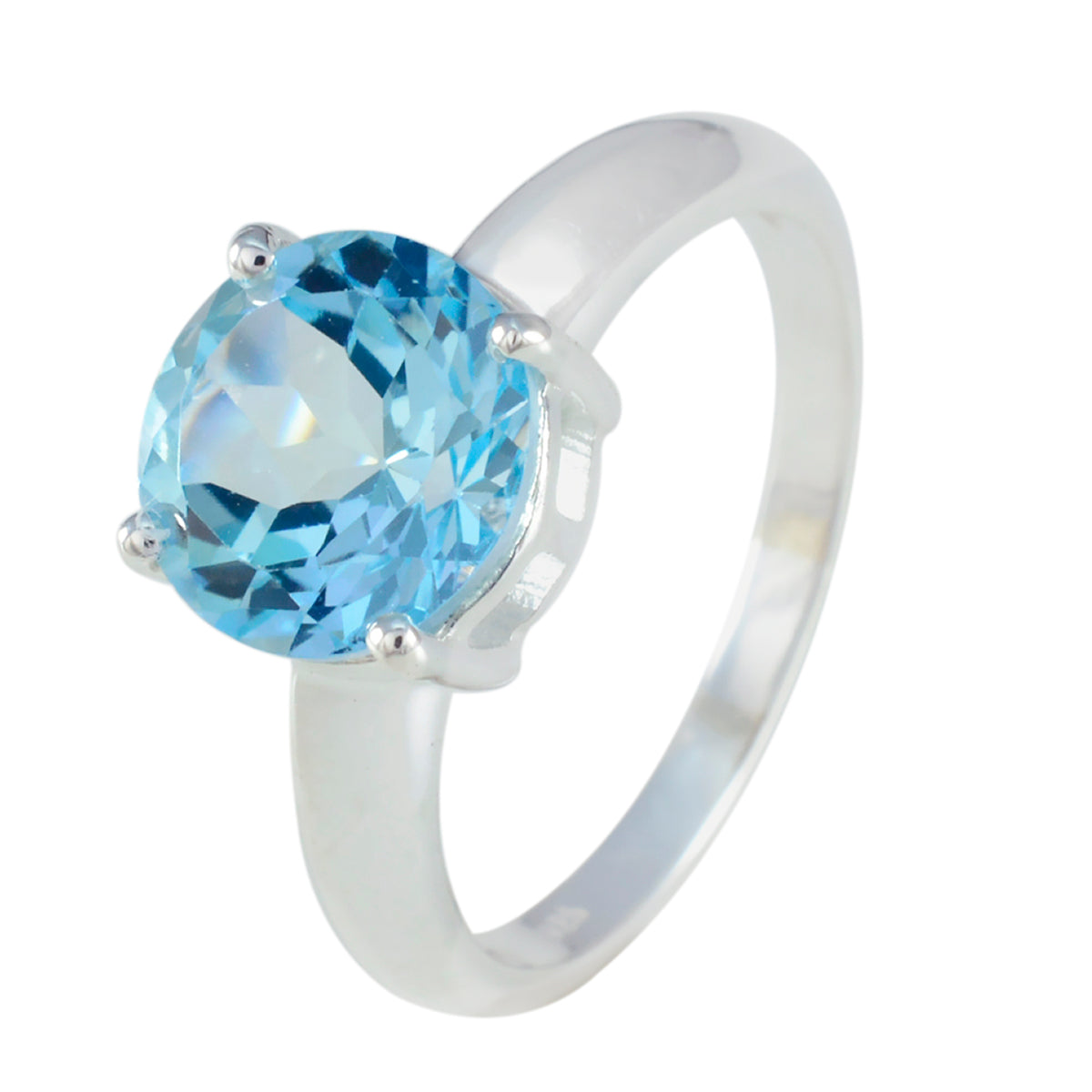 Maria Glamorous Blue Solitaire Ring