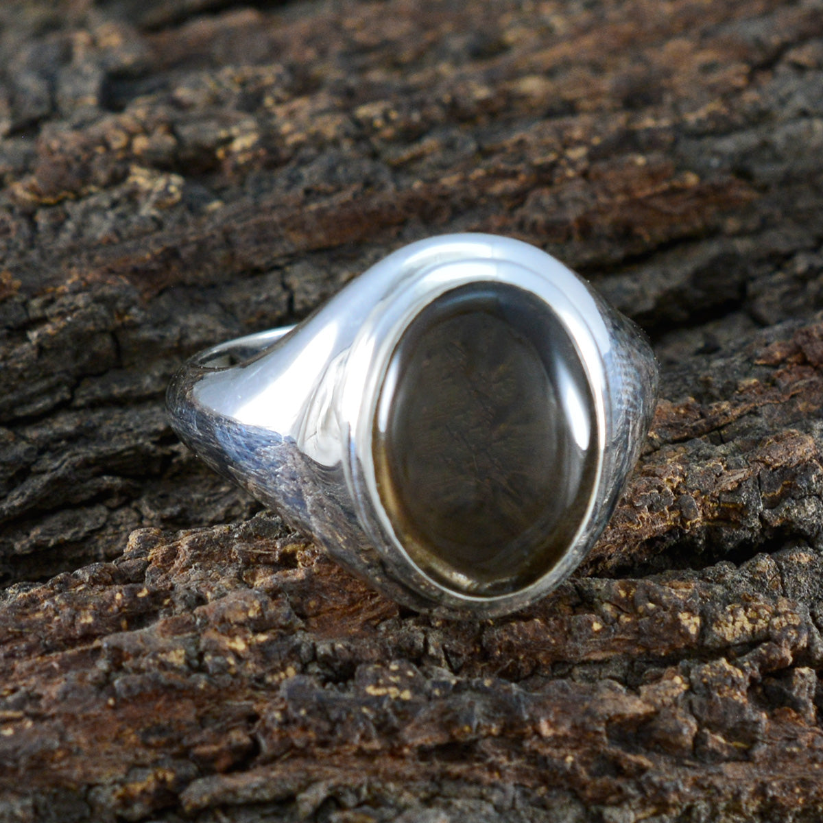 Stella Sophisticated Brown Solitaire Ring