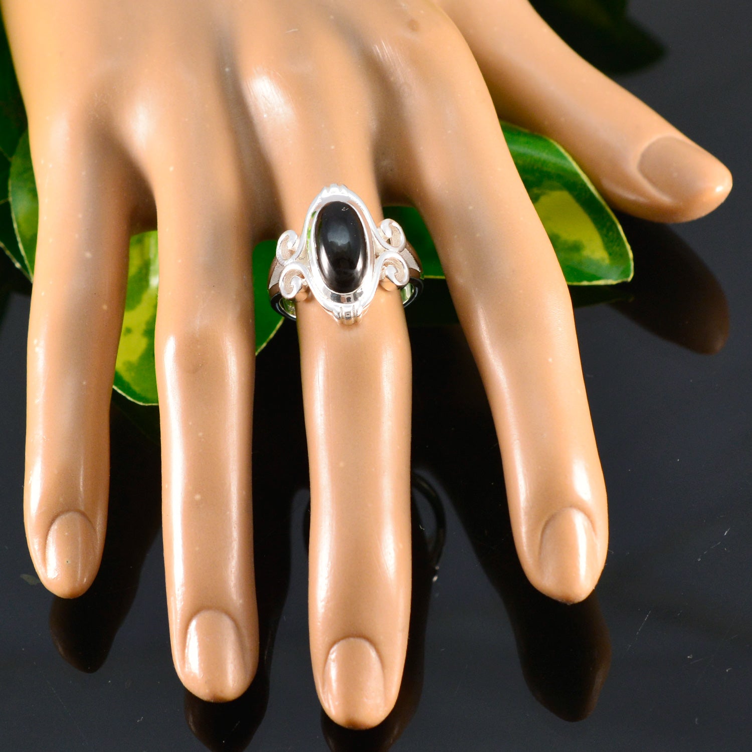 Kristine Glamorous Brown Solitaire Ring