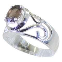 Emily Filigree Brown Solitaire Ring
